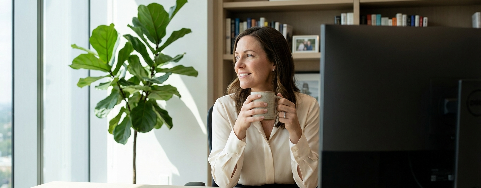 Visitor tracking dashboard showing real-time analytics